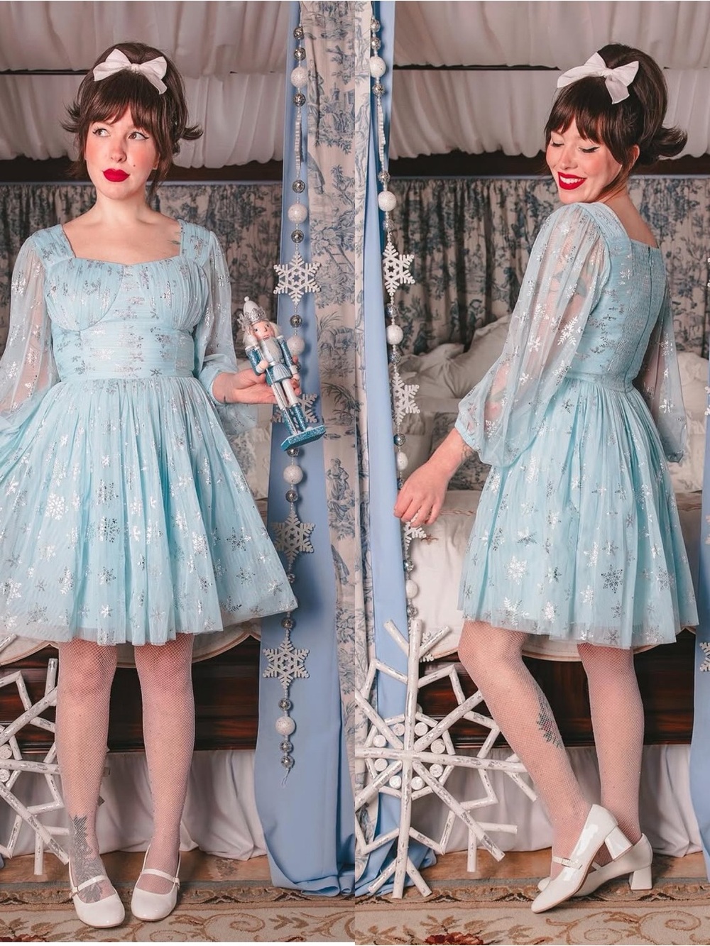 Ivy City Co Snowflake Party Dress
